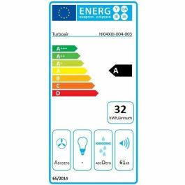 Turboair TUR8020283058712 Placa de inducción al vacío Impulso BL/A/60, 4 fuegos, 60,2 x 51,7 cm, negro