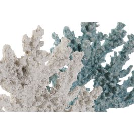 DKD Home Decor Azul Blanco 6 x 24 x 33 cm Decoración Mediterráneo (2 Unidades)