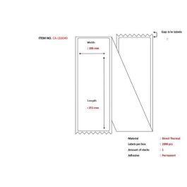 Capture Label 106 x 251 Fanfold. White. DT. Permanent. 2000 rolls per box. Precio: 66.68999942. SKU: B1B9WG5ZZM