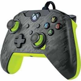 PDP AUC0708056068509 Gamepad MAN FIL XBOX con Cable, Vibración, Eléctrico Carbono