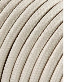 Edm Carrete cable cordón tubular H03VV-F 2 x 0,75 mm² beige, 5 m