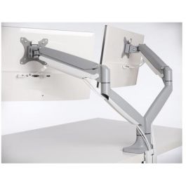 Kensington Brazo SmartFit ajustable para 2 Monitores de 13-32", montaje atornillado, carga máxima 9kg, Plata
