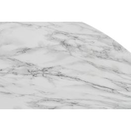 DKD Home Decor Mesa Centro Moderno Blanco Dorado 119 x 119 x 45 cm