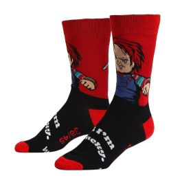 Cerdá Pack de 3 Calcetines Chucky, Tallas de Calzado 35-45, Multicolor