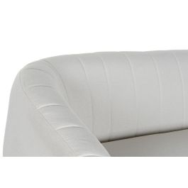 Sofa Scandi DKD Home Decor Greige Negro 75 x 73 x 129 cm Sofa Scandi DKD Home Decor Greige Negro 75 x 73 x 129 cm