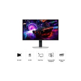 Samsung S32FG816SU Monitor Gaming 32" 4K Ultra HD OLED 240Hz 0.03ms FreeSync Premium Pro Curvo Plata