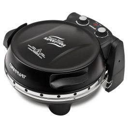 G3 Ferrari Horno para Pizza Napoletana, Negro, 1200 W, 31 cm, Piedra, 400 °C, con Temporizador, Libro de Recetas y Utensilio