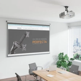 Aisens Soporte Universal Giratorio Inclinable De Techo Para Proyector Negro