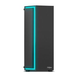 NOX Infinity Gamma Midi Tower Gaming ARGB, Chasis con Cristal Templado, USB 3.0 y Compatibilidad ATX - Negro NOX Infinity Gamma Midi Tower Gaming ARGB, Chasis con Cristal Templado, USB 3.0 y Compatibilidad ATX - Negro