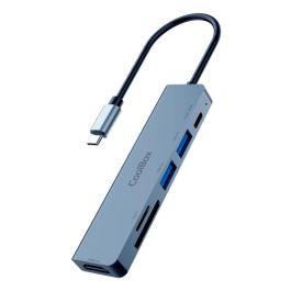 COOLBOX COO-DOCK-C-61 Mini Docking Station USB-C PD 100W, HDMI 4K, 2x USB-A 3.2, SD/microSD Precio: 12.94999959. SKU: B1APBSMPXJ