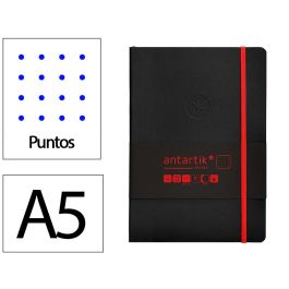 Cuaderno Con Gomilla Antartik Notes Tapa Blanda A5 Hojas Puntos Negro Y Rojo 80 Hojas 80 gr Fsc Precio: 6.50000021. SKU: B158DLQBQ5