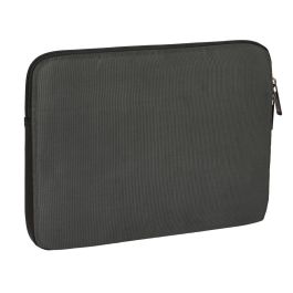 Safta Funda para Portátil 14'' Business Gris - Material 900D GUCCI Nylon y Cuero PVC REACH - 34x25x2cm