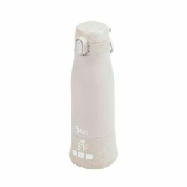 Calentador de biberones portátil Moov & Feed - BABYMOOV - 340ml - beige mineral - Regulación de temperatura - Mantiene el calor