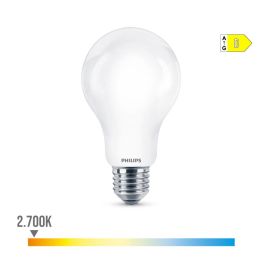 Philips Bombilla LED Standard E27 13W 2000 lm 2700K Luz Cálida Equivalente 120W No Regulable 360° Cristal Mate Ø7x12,1cm