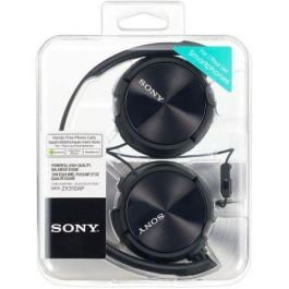 Sony Auriculares Diadema MDR-ZX310AP Negro Plegables con Micrófono