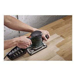 Wolfcraft Hojas de Lija Adhesivas Perforadas para Madera y Metal, Grano 120, 93 x 185 mm, Pack 10 Unidades