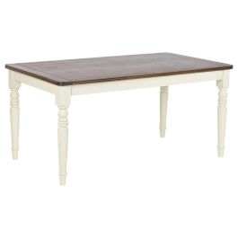 DKD Home Decor Mesa Comedor Tradicional Crema Marron 90 x 76 x 160 cm Precio: 267.4999998. SKU: B17YQDD5ZS