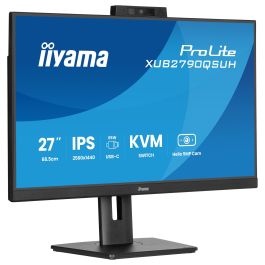 Iiyama ProLite XUB2790QSUH 68.6 cm (27") QHD IPS 2560x1440, 100Hz, 0.4ms, FreeSync, USB-C 65W, KVM, Altavoces, Negro Precio: 342.49999971. SKU: B1ERL9R9ZW
