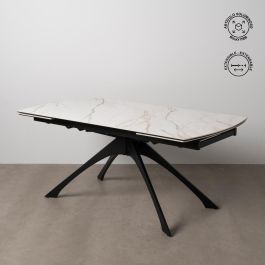 Mesa Extensible Marmolada Beige-Negro 180 X 90 X 76 cm Precio: 1590.0005. SKU: B1BLYG43A4
