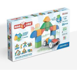 Geomag GEO1686145317319 Bloques Magnéticos Mi Pequeño Mundo de Formas - 25 Piezas - Educativo - Plástico Reciclado - 12+ Meses