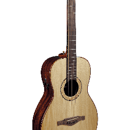 Guitarra Electro-Acustica Travel Marcopolo Parlor - Caoba
