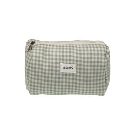 Neceser de Viaje Versa Vichy Verde Poliéster 8 x 11 x 18 cm