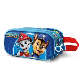 Paw Patrol La Patrulla Canina Estuche Portatodo 3D Doble Azul con 2 Compartimentos y Relieve Frontal para Niños Precio: 10.69000031. SKU: B1AWX56KW7
