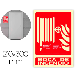 Archivo 2000 Pictograma Boca de Incendio PVC Rojo Luminiscente 210x300 mm Precio: 9.5000004. SKU: B1EDW9H7ME