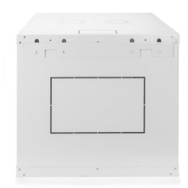 Digitus Carcasa de pared Dynamic Basic 9U 600x600mm gris con cerradura, 60kg, acero galvanizado, para rack 19"