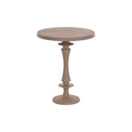 DKD Home Decor Mesita Auxiliar Urban de Diseño Moderno para Salón o Dormitorio con Estructura de Aluminio Rosa Palo y Medidas de 40x40x50 cm Precio: 98.50000039. SKU: S3040399