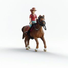 Schleich SCH42711 Horse Club - Figuras de Hannah y Cayenne, para niños de 4 años en adelante