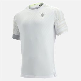 Camiseta de Manga Corta Hombre Macron Prime Cb Pablo Blanco Pádel 18-20 años