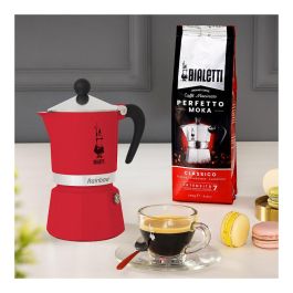 Bialetti Cafetera Rainbow Rojo Aluminio 0.06 L