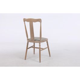 DKD Home Decor Silla Romantico Beige Natural 46 x 94 x 48 cm Cedro Poliester