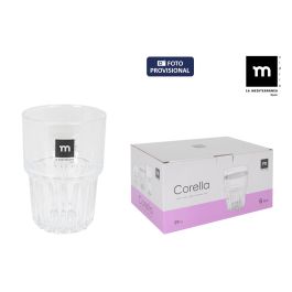 La Mediterranea Set de 6 Vasos Corella de 390 ml. Medidas individuales Ø8.3x12 cm. Colección para mesa. (6 Cajas) Precio: 23.50000048. SKU: B1CP2FX2WE