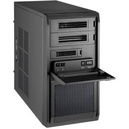 Chieftec LT-01B-OP Mini Torre PC Negro micro ATX para Hogar/Oficina con 2 USB 2.0 y 1 USB 3.0