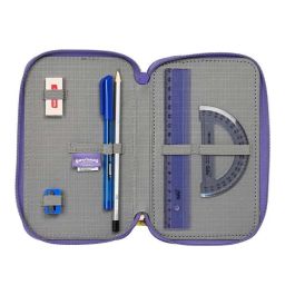 Plumier Triple SuperThings Guardians of Kazoom Morado Amarillo (36 Piezas) Plumier Triple SuperThings Guardians of Kazoom Morado Amarillo (36 Piezas)