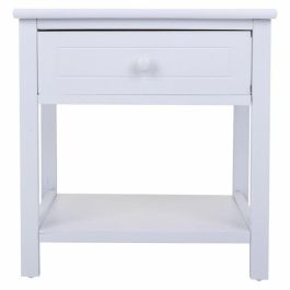 Mesita de Noche Alexandra House Living Blanco 29 x 42 x 40 cm