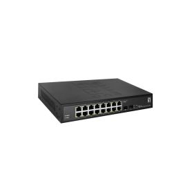Hilbert Switch 16x GE 2xGSFP 19" GES-2118