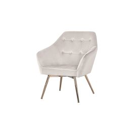 Butaca DKD Home Decor Crema Dorado Metal 74 x 74 x 90 cm Precio: 230.95000049. SKU: B1FVKNJZHF