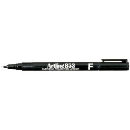 Rotulador Artline Retroproyeccion Punta Fibra Permanente Ek-853 Negro -Punta Redonda 0.5 mm 12 unidades