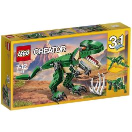 LEGO Creator Dinosaurier 31058 Dinosaurios 3en1 Grandes Juguete de Construcción Multicolor 174 Piezas para Niños y Niñas a partir de 7 Años