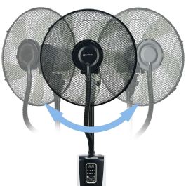 Grunkel Ventilador De Pie C-Nebulizador 75 W Programable 3 Velocidades C-Panel Led Negro Grunkel Ventilador De Pie C-Nebulizador 75 W Programable 3 Velocidades C-Panel Led Negro