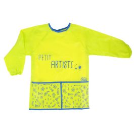 Createur de Genie Delantal Niños con Mangas y Bolsillos para Pintura o Cocina, Tallas 3-8 Años, PVC, 43x54 cm