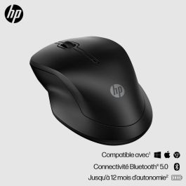 HP 255 Ratón Inalámbrico Dual. Diseño de Tamaño Completo y Ambidiestro. Ofrece Doble Conectividad para Productividad y Confort Diario.