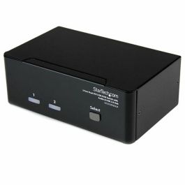 Conmutador KVM con 2 Puertos Startech SV231DD2DUA Conmutador KVM con 2 Puertos Startech SV231DD2DUA