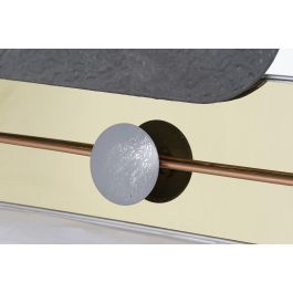 DKD Home Decor Decoracion Pared Dorado Gris 5 x 40.6 x 96 cm