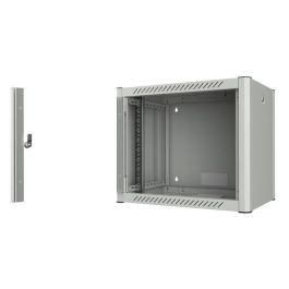 Lanview Armario Rack 19'' 9U Mural 60x45 Puerta Cristal Templado Antiestático Paneles Laterales Desmontables Pro Lanview Armario Rack 19'' 9U Mural 60x45 Puerta Cristal Templado Antiestático Paneles Laterales Desmontables Pro