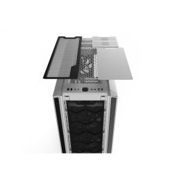 be quiet! SILENT BASE 802 White Midi Tower PC, ATX, EATX, micro ATX, Mini-ITX, con filtro antipolvo y gestión de cables