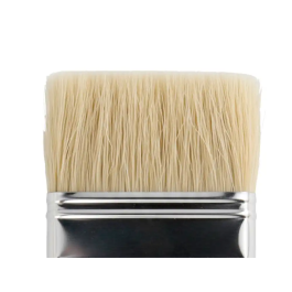 Liderpapel Brocha Paletina Plana Ancho 65 mm Pelo de Cerda Certificado FSC para Óleos y Acrílicos